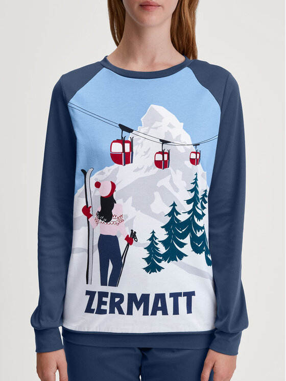 Calida Calida Pigiama 45050 Blu scuro Regular Fit