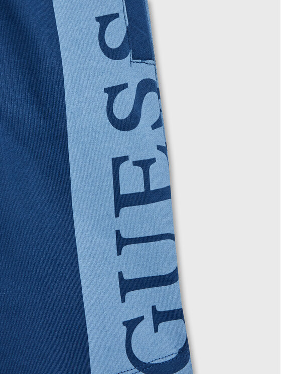 Guess Guess Sportske kratke hlače L3GD03 KA6R0 Plava Relaxed Fit