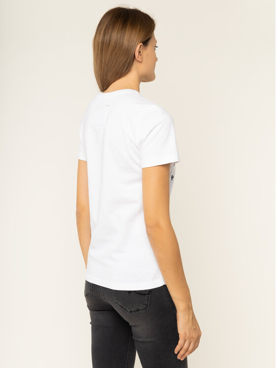 Superdry Superdry T-Shirt Premium Goods Puff G10306AU Biały Regular Fit
