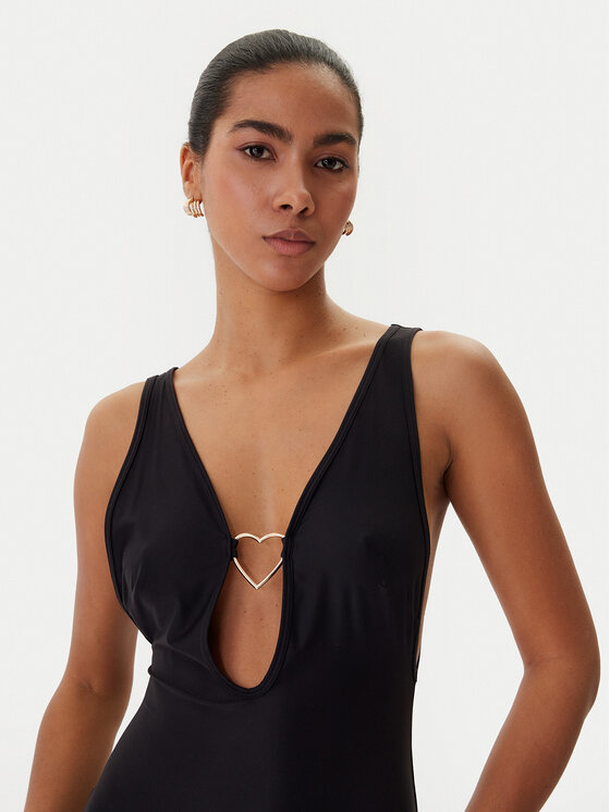 Guess Guess Večerní šaty O6RK02 KCDE0 Černá Regular Fit