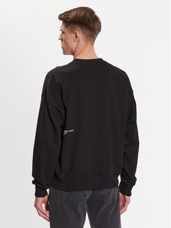 Calvin Klein Jeans Calvin Klein Jeans Μπλούζα J30J323416 Μαύρο Regular Fit