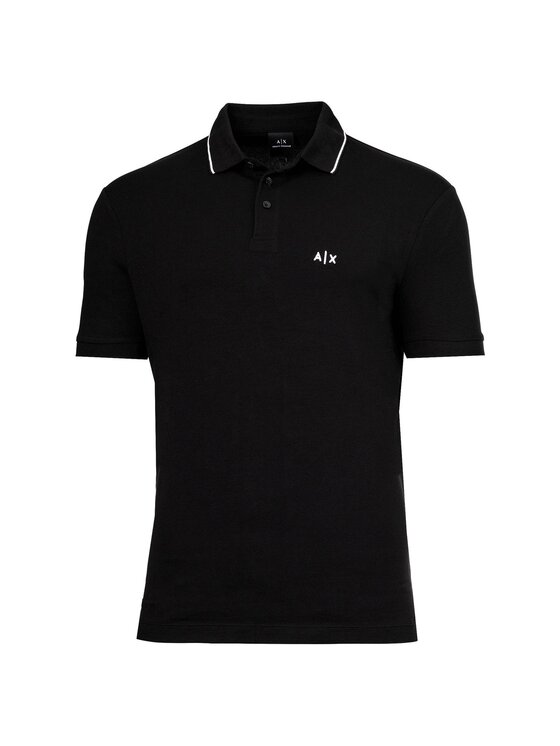 Armani Exchange Armani Exchange Polo 30616 Crna Comfort Fit