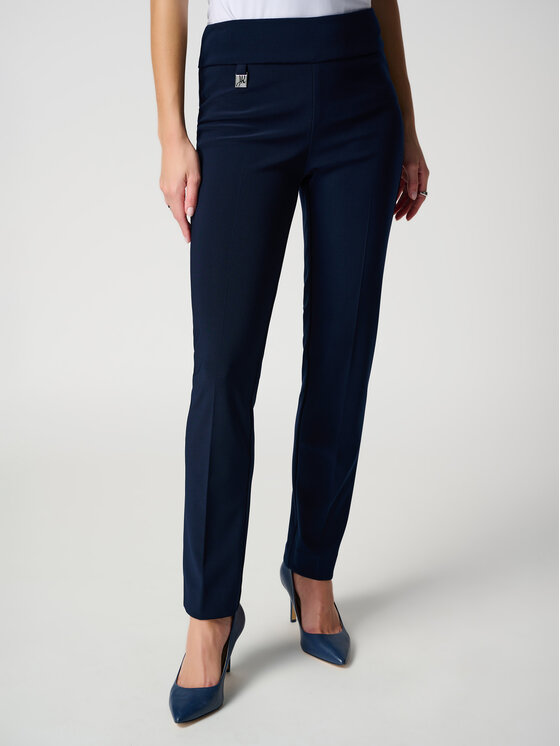 Joseph Ribkoff Joseph Ribkoff Kalhoty z materiálu 144092NOS Tmavomodrá Slim Fit