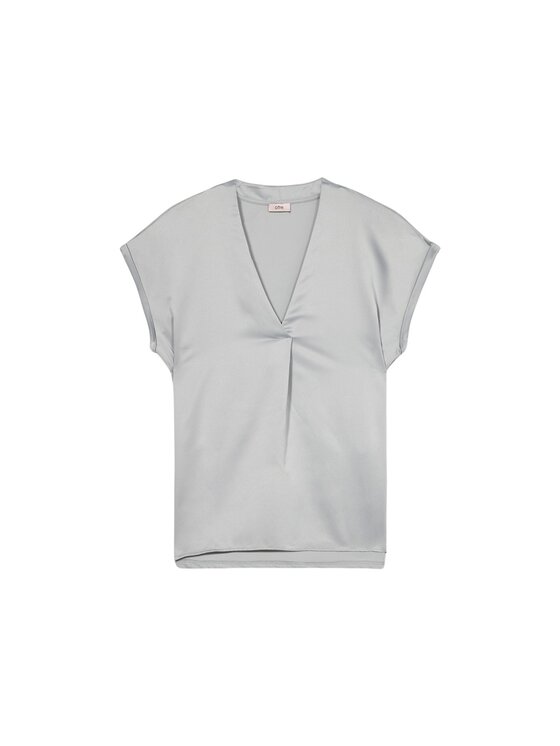 Oltre Oltre T-Shirt G268J104217N003 Szary Regular Fit