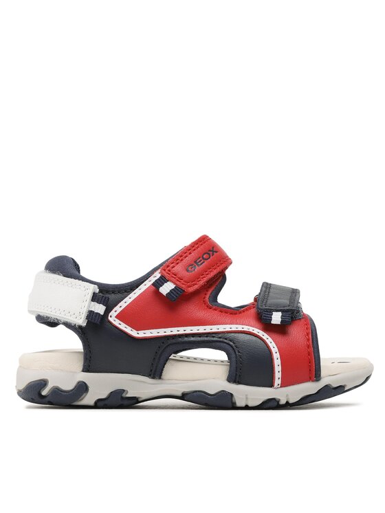 Geox Sandali B Sandal Flaffee Boy B3559A08515C7217 S Rdeča