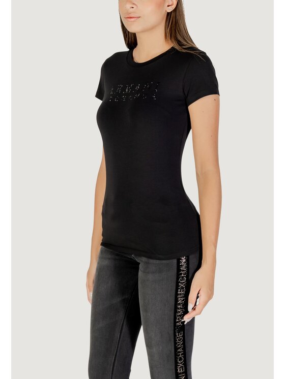 Armani Exchange Armani Exchange T-shirt XW001349 AF17173 Nero Casual Fit
