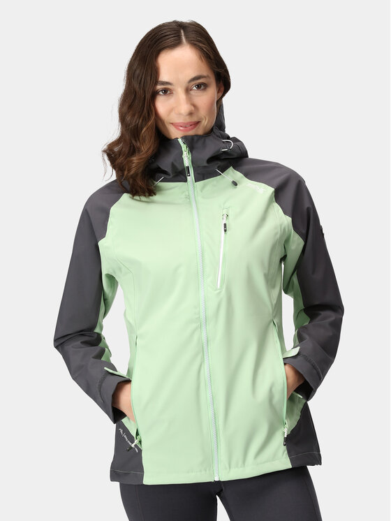 Regatta Dežna jakna Birchdale RWW300 Zelena Regular Fit