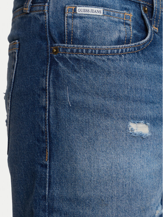 Guess Jeans Guess Jeans Džínsy M5YA1B D6367 Modrá Straight Fit