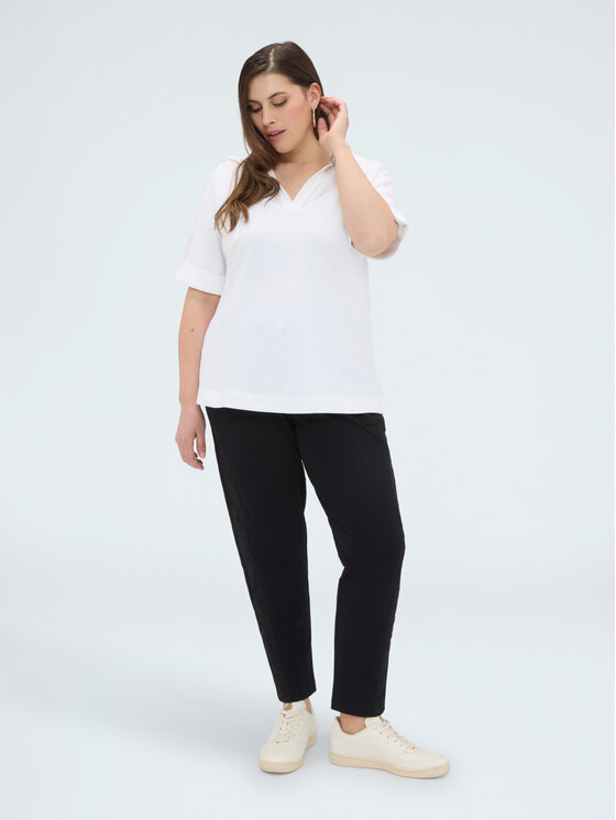 Fiorella Rubino Fiorella Rubino Bluza G878L009090N011 Biały A-Line Fit