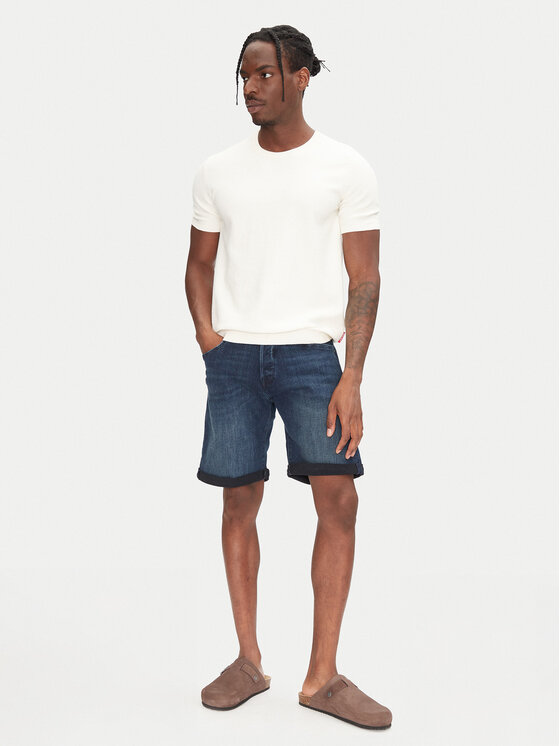 Jack & Jones Jack & Jones Szorty jeansowe Rick 12269608 Niebieski Regular Fit