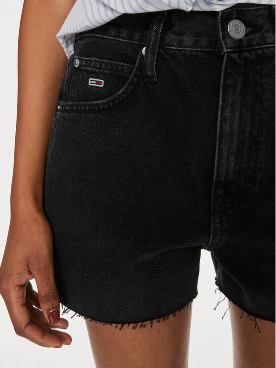 Tommy Jeans Tommy Jeans Jeans kratke hlače DW0DW17633 Črna Regular Fit