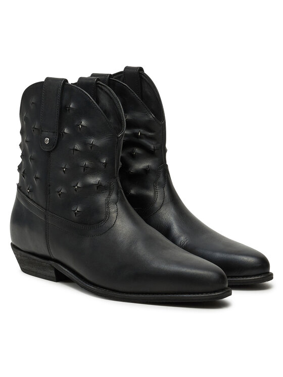 Bronx Bronx Western csizmák Kendr-A 47586-H Fekete