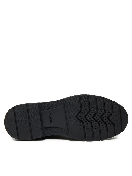 Geox Geox Kotníková obuv s elastickým prvkem Calaita A U46HBA 00045 C9999 Černá