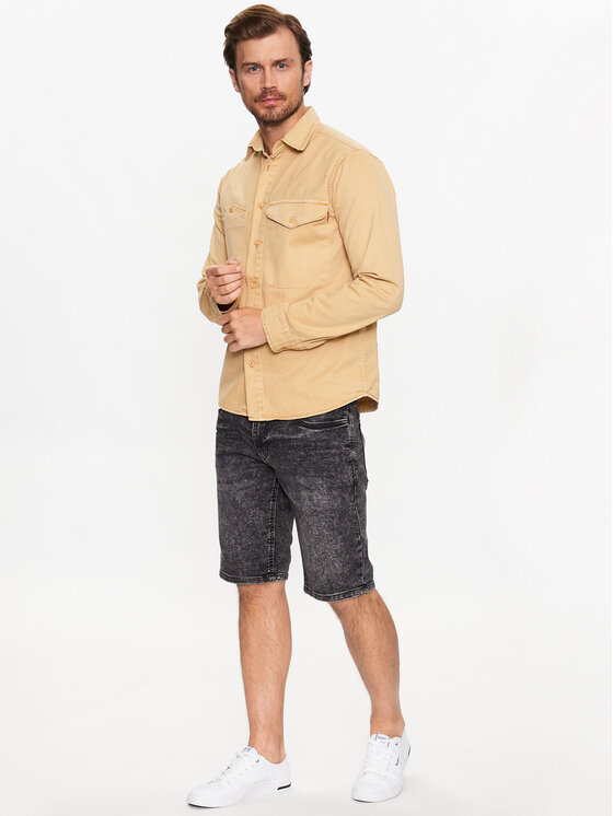 INDICODE INDICODE Jeans kratke hlače Delmare 70-682 Črna Regular Fit