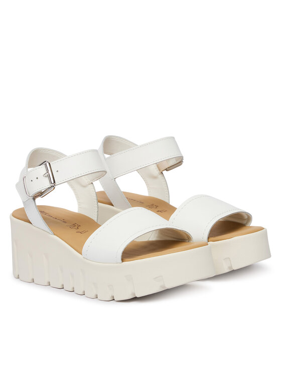 Tamaris Tamaris Sandály 1-28712-42 Bílá