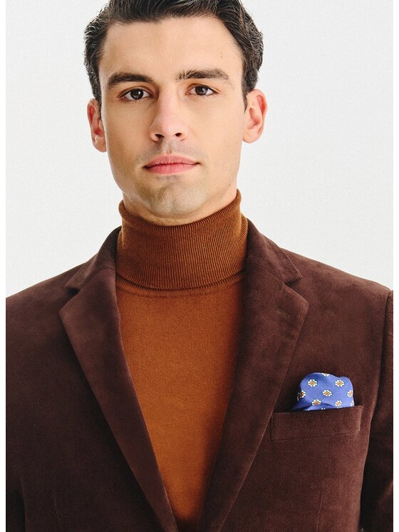 Pako Lorente Pako Lorente Marynarka P25WF-3X-022 Brązowy Slim Fit