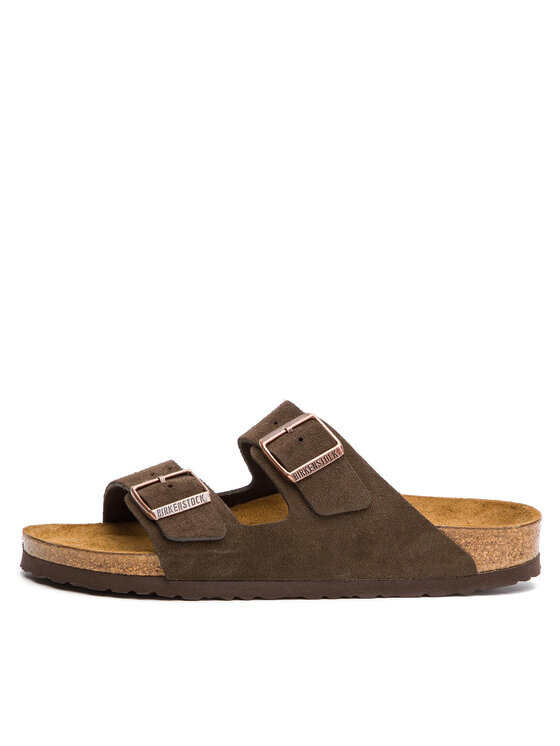 Birkenstock Birkenstock Papucs Arizona zamsz 0951313 Barna