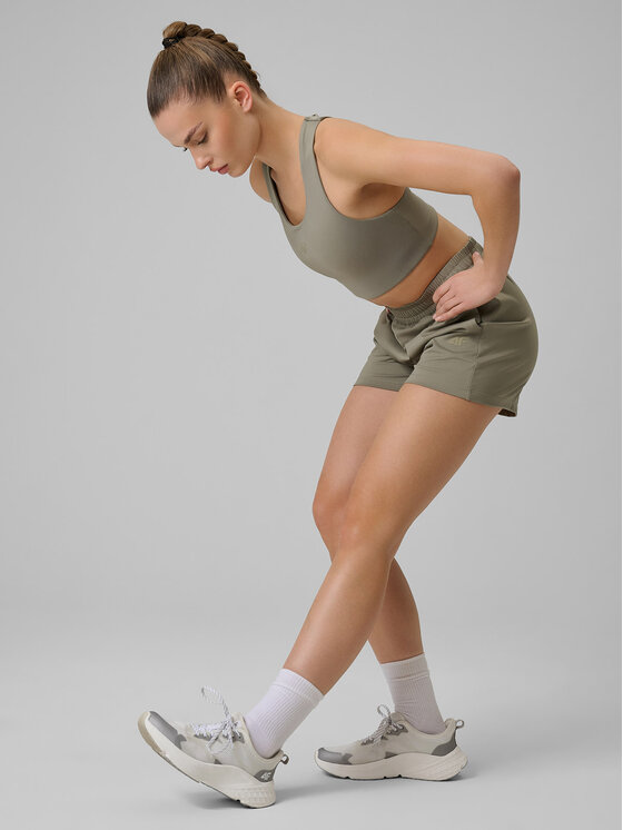 4F 4F Szorty sportowe MULTI ACTIVE Zielony Regular Fit