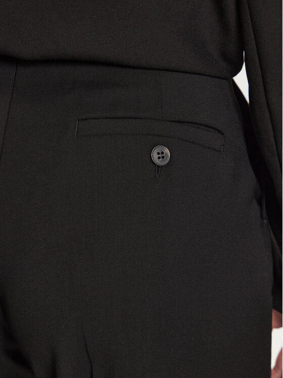 Weekend Max Mara Weekend Max Mara Hlače Visivo 2425136041 Crna Relaxed Fit