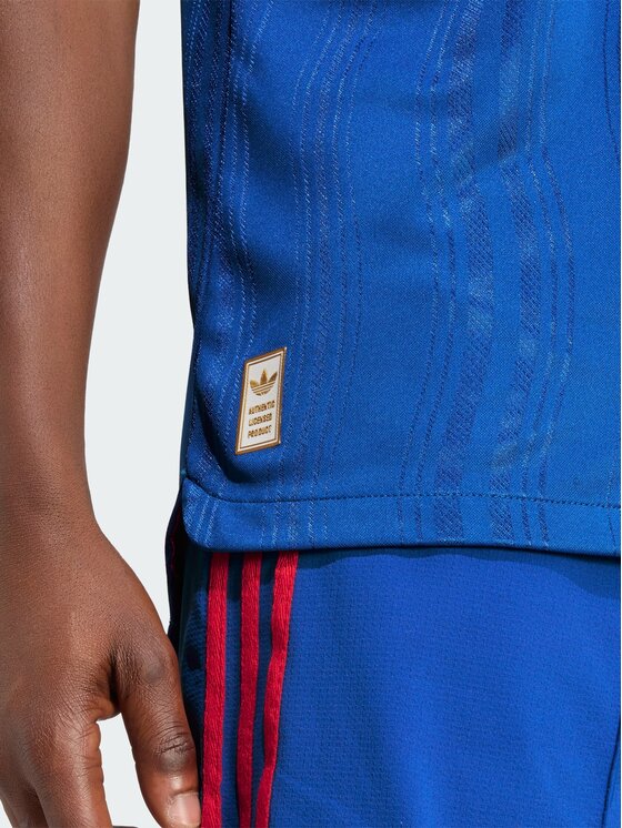 adidas adidas Koszulka techniczna 171579 Niebieski jasny Slim Fit