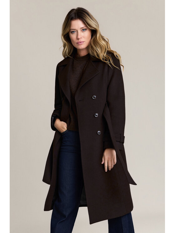Lancerto Lancerto Płaszcz zimowy Zelia PC073226000020 Brązowy Regular Fit