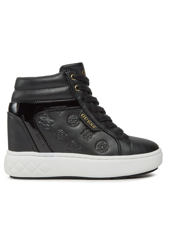 Guess Guess Sneakersy Roxana FL8ROX LEA12 Čierna
