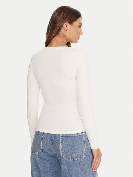 Guess Jeans Guess Jeans Särkpluus W5BP01 KA0H1 Beež Slim Fit