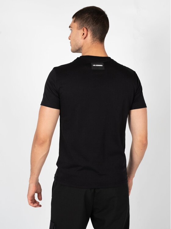 Les Hommes Les Hommes T-Shirt LBT1003700P Μαύρο Regular Fit