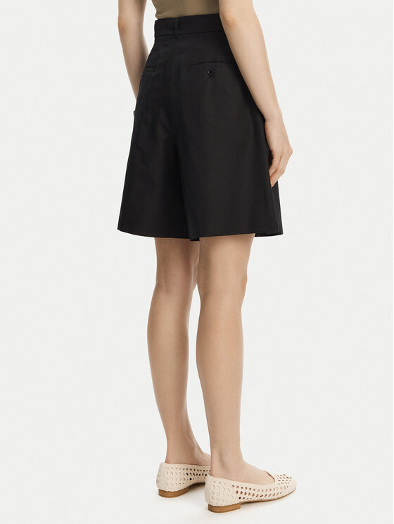 Weekend Max Mara Weekend Max Mara Bermuda nadrág Ecuba 2515141032 Fekete Regular Fit