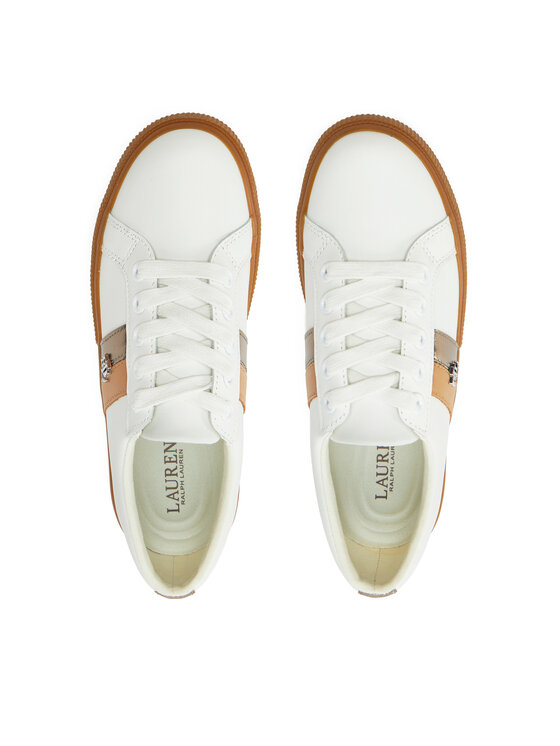 LAUREN RALPH LAUREN Lauren Ralph Lauren Sneakersy 802942784001 Biały