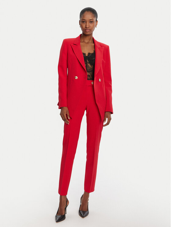 Rinascimento Rinascimento Чіноси CFC0126225003 Червоний Slim Fit