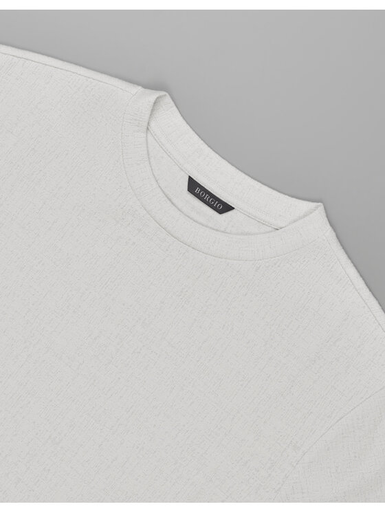 Borgio Borgio T-Shirt jacurso Szary Classic Fit