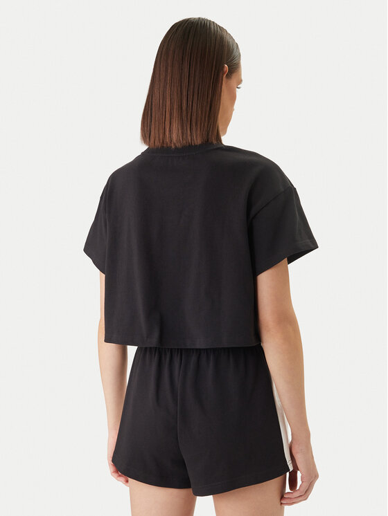 Calvin Klein Swimwear Calvin Klein Swimwear T-Shirt LV00Q61201 Μαύρο Relaxed Fit