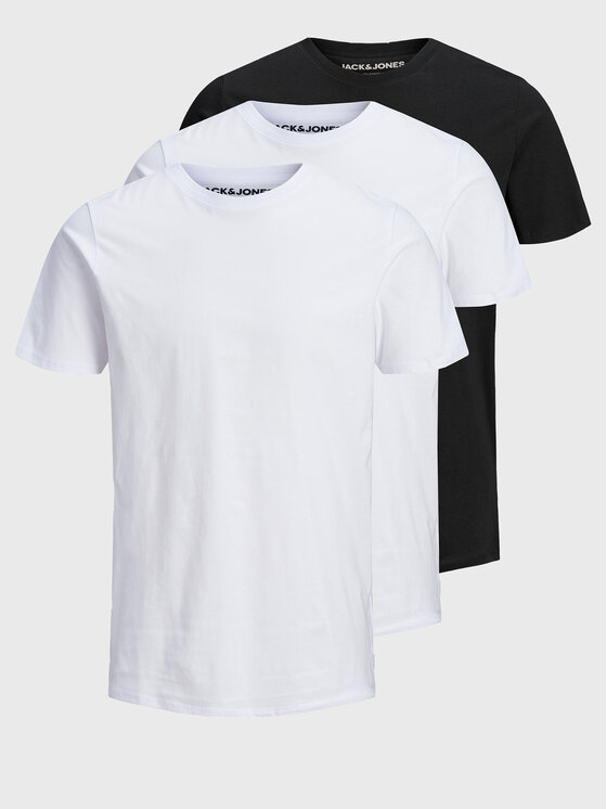 Férfi 3 db póló Jack&Jones, Méret: S, Színes, Organic Basic 12191759