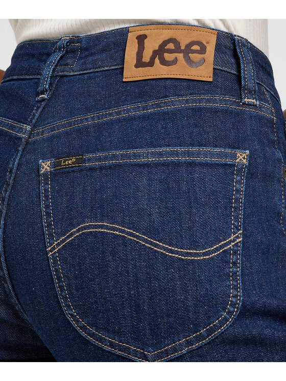 Lee Lee Jeansy 112365088 Niebieski Regular Fit