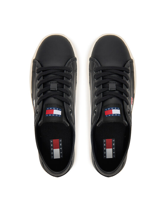 Tommy Jeans Tommy Jeans Гуменки Tjw Lightweight Court EN0EN02875 Черен