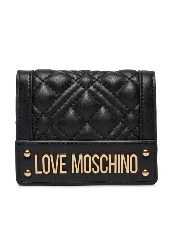 LOVE MOSCHINO LOVE MOSCHINO Kleine Damen Geldbörse JC5601PP1ILA0000 Schwarz