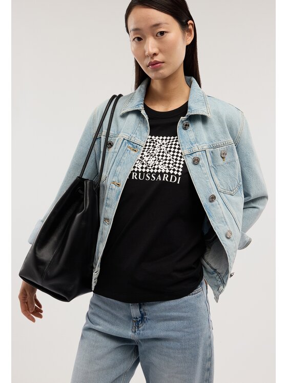 Trussardi Trussardi T-shirt G1346000246N033 Nero Regular Fit