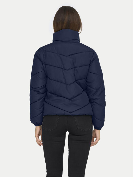 JDY JDY Žieminė striukė Finno 15305656 Tamsiai mėlyna Regular Fit