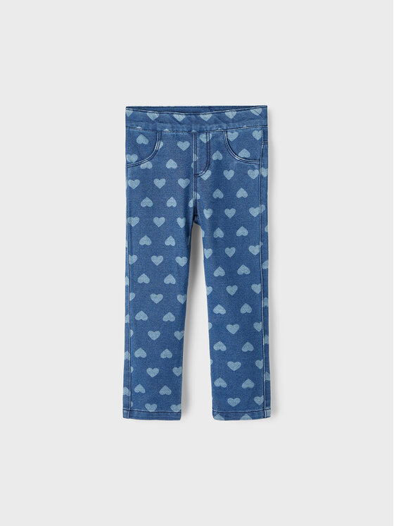 NAME IT NAME IT Legginsy 13218347 Niebieski Slim Fit