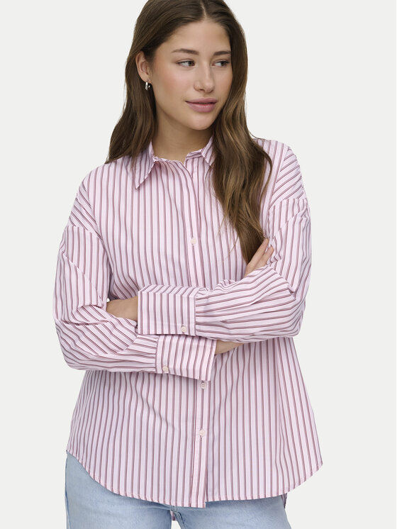 ONLY ONLY Πουκάμισο Oregon 15367554 Ροζ Regular Fit