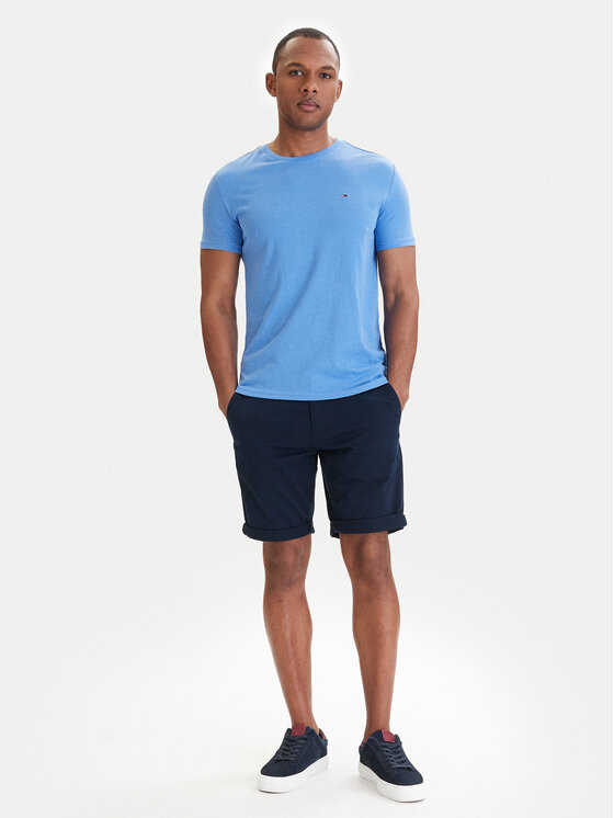 Tommy Jeans Tommy Jeans T-Shirt DM0DM20363 Niebieski Slim Fit