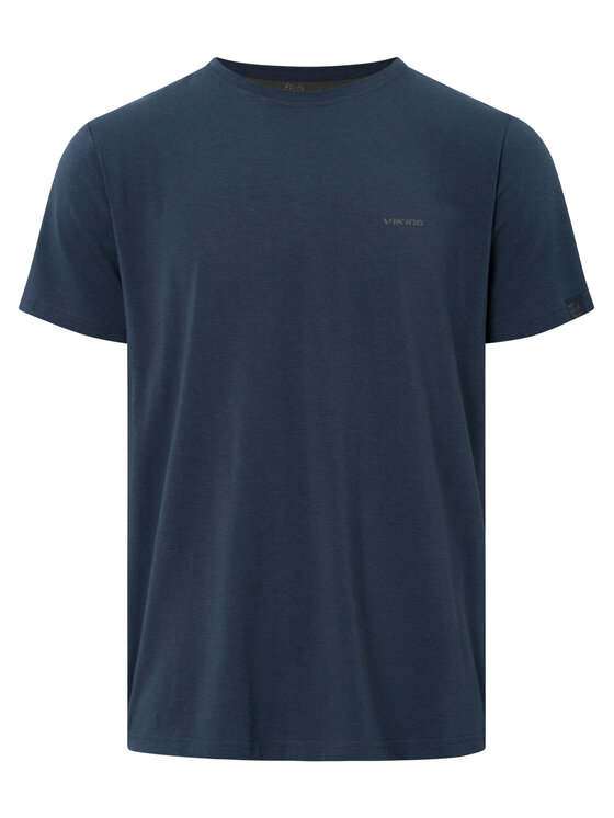 Viking Viking Koszulka techniczna Harvi Bamboo Man Granatowy Regular Fit