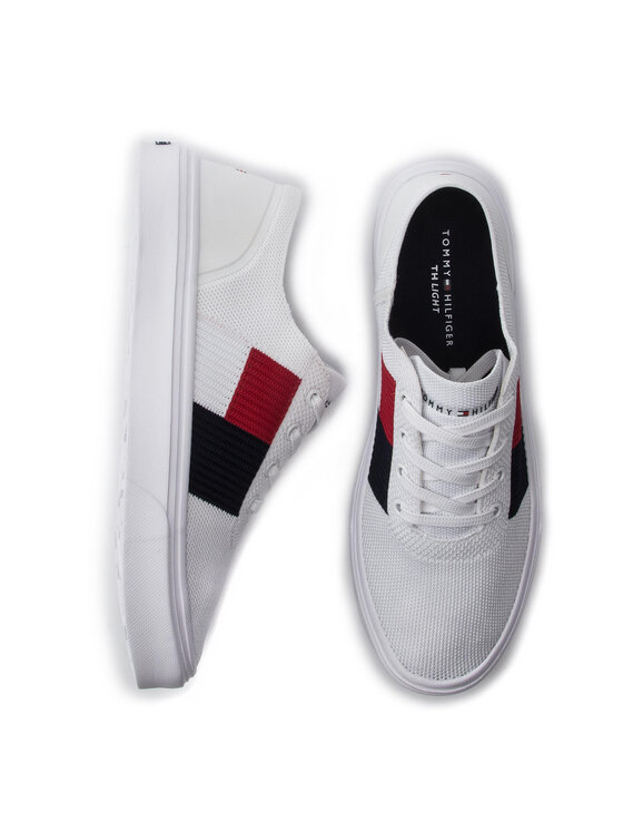 tommy hilfiger light knitted sneaker