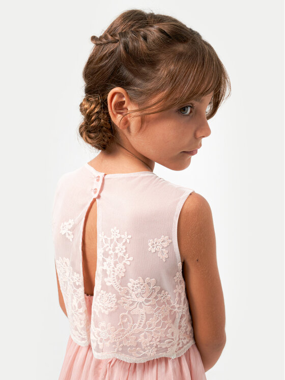 Mayoral Mayoral Vestito elegante 6944 Rosa Regular Fit
