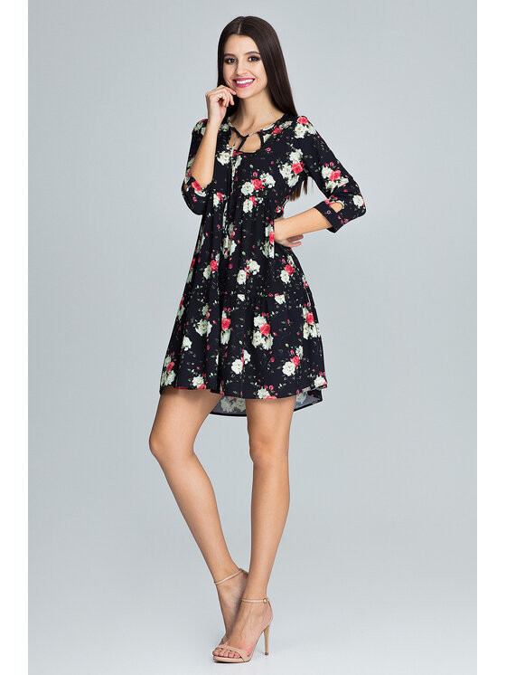FIGL FIGL Sukienka M598 Kolorowy Regular Fit