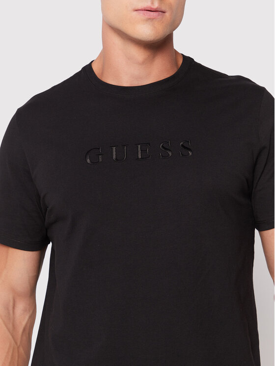Guess Guess T-Shirt M2BP47 K7HD0 Μαύρο Regular Fit