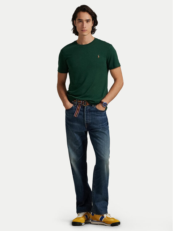 Polo Ralph Lauren Polo Ralph Lauren T-krekls 710740727099 Zaļš Custom Slim Fit