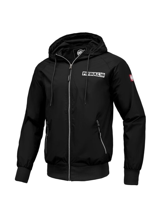 PITBULL PITBULL Kurtka przejściowa Athletic Logo Czarny Regular Fit