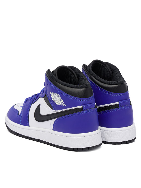 Nike Nike Sneakersy Air Jordan 1 Mid (GS) DQ8423 402 Niebieski